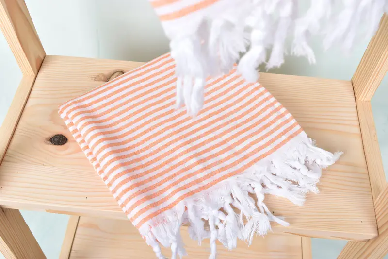 Monogram Beach Towel, Birthday Gift, Bachelorette Party Gift, Turkish Towel Monogram, 68x36 Cotton Striped Towel, Personalized Bridesmaid Gift - 5