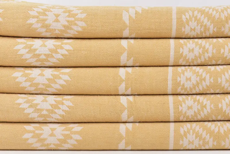 Personalized Kitchen Towel, 40x18 Cotton Kilim Towel, Monogram Kitchen Towel, Custom Turkish Towel, Valentines Gift, Personalized Dish Towel - 2