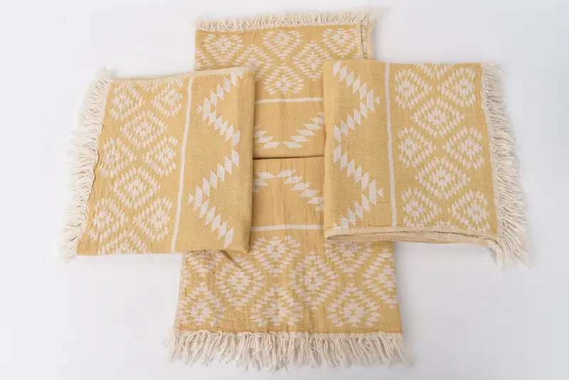 Personalized Kitchen Towel, 40x18 Cotton Kilim Towel, Monogram Kitchen Towel, Custom Turkish Towel, Valentines Gift, Personalized Dish Towel - 6