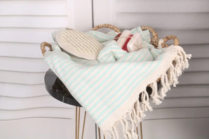 Gift For Boyfriend, Kids Beach Towel, Monogrammed Beach Towel, Travel towel, Turkish Bath Towel USA, 70x40 Cotton Polka Dot Towel, Turkish towel - 2