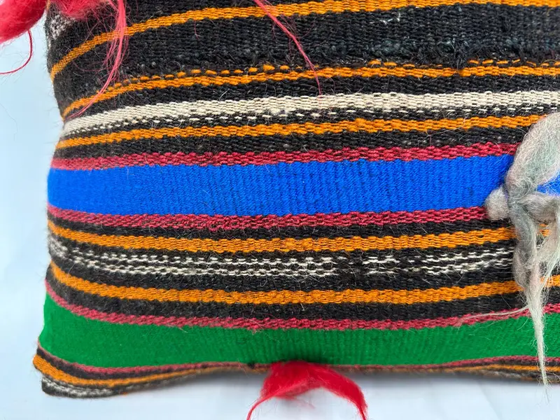 Pillow Sham, Outdoor Cushion Cover, Throw Kilim Pillow, Retro Pillow Cover, 18x18 Green Pillow Cover, Kilim Pillow Cover, Ethnical Kilim Rug Pillow - 2