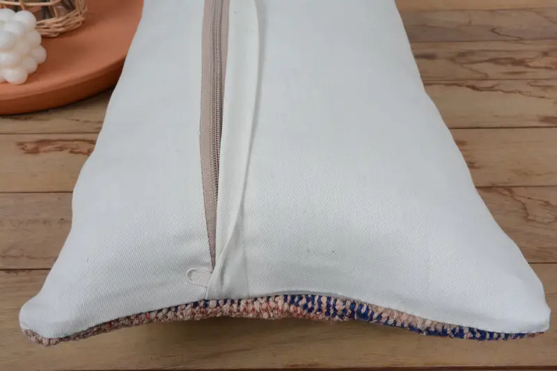 12x24 Beige Pillow Cover, Bright Pillow Case, Boho Pillow Sham Cover, Kilim Rug Cushion Case, Interior Designer Pillow, Turkish Pillow, Cushion - 6