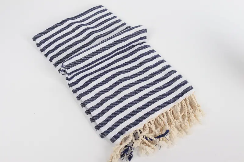 Home Decor Towel, Gift For Her, Bachelorette Party Items, Turkish towel, Turkish bath towel for spa, Wedding Gifts Towel, 70x40 Cotton Striped Towel - 6