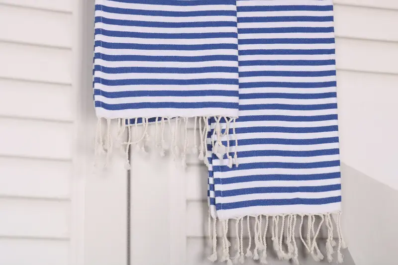 Monogram Kitchen Towel, Summer Towel, 40x18 Cotton Striped Towel, Personalized Kitchen Towel, Family Gift, Bridal Shower Favors, Personalized Gift - 8