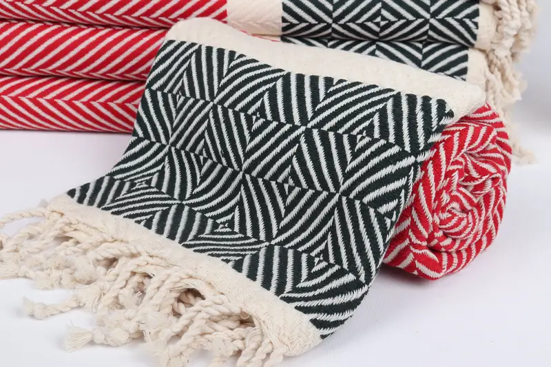 Turkish bath towel, 84x38 Cotton Striped Towel, Organic Cotton Towel, Monogram Turkish Towel, Personalized Wedding Gift For Couple, Custom Towel - 4