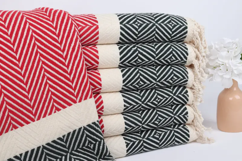 Turkish bath towel, 84x38 Cotton Striped Towel, Organic Cotton Towel, Monogram Turkish Towel, Personalized Wedding Gift For Couple, Custom Towel - 1