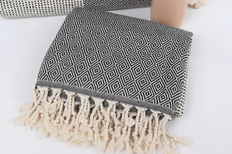 70x40 Cotton Chevron Towel, Handmade Gift, Bridesmaid Favors, Personalized Bridesmaid Gift, Bachelorette Party Gifts Bridesmaids, Kids Beach Towel - 5