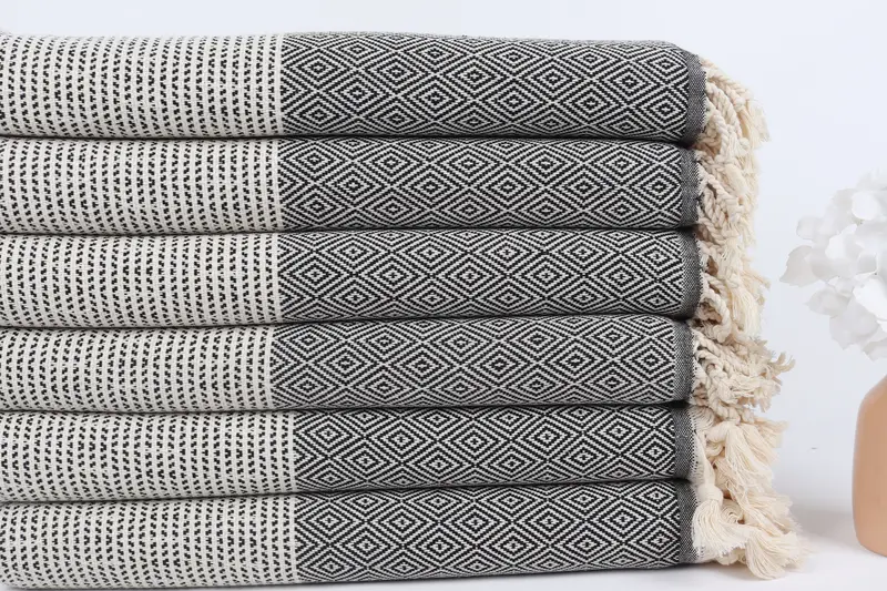 70x40 Cotton Chevron Towel, Handmade Gift, Bridesmaid Favors, Personalized Bridesmaid Gift, Bachelorette Party Gifts Bridesmaids, Kids Beach Towel - 3