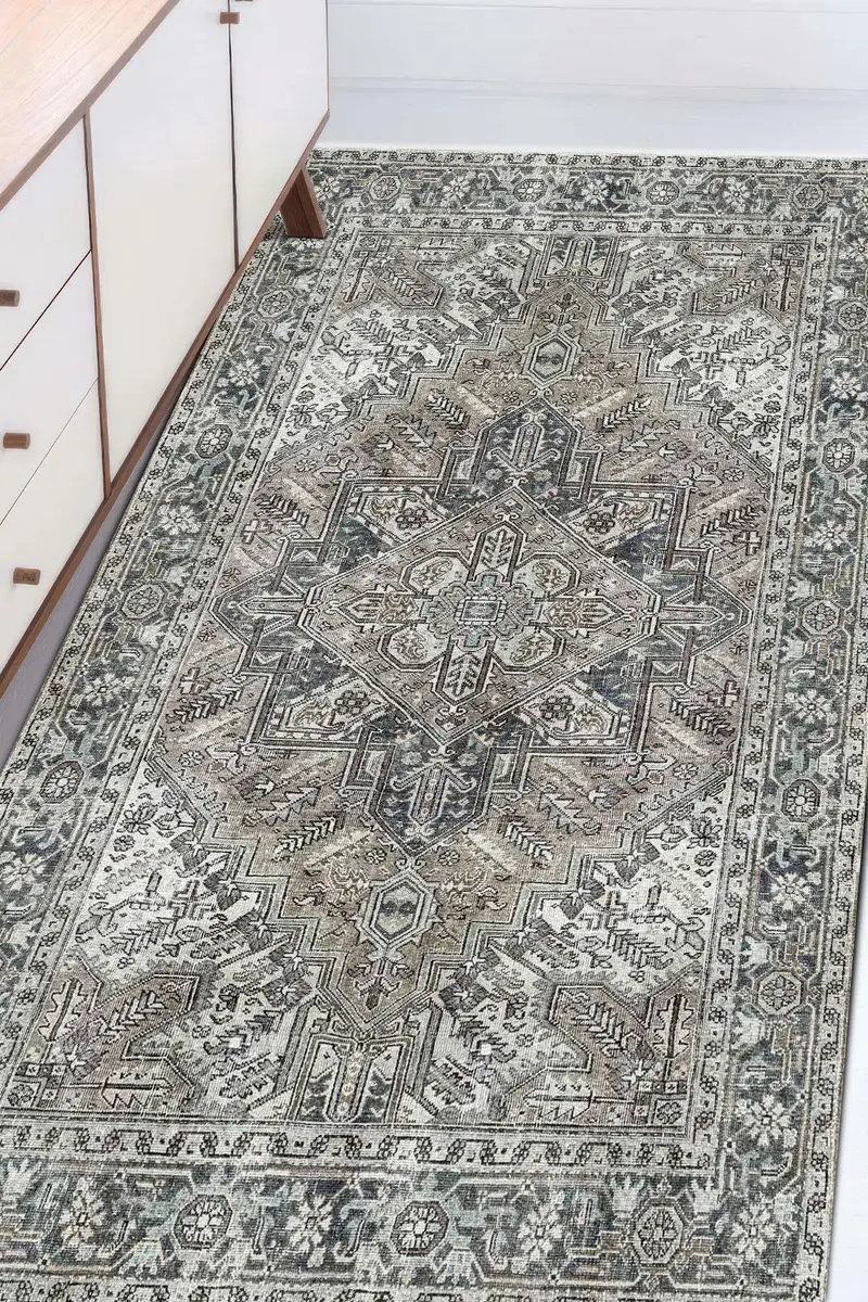 Eleganter bedruckter Teppich: Einzigartiges Design, weicher Stoff, modernes Zuhause