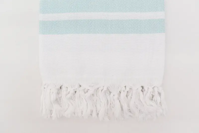 Bachelor Bachelorette Party Favors, Bridal Shower Gifts, Custom Beach Towel, Custom Wedding Gift, 70x40 Cotton Herringbone Towel, Organic Towel - 5