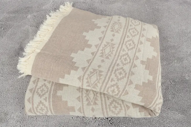 Lanzamiento de manta turca, toalla de kilim de algodón 86x56, regalos de decoración del hogar, mantel de Acción de Gracias, regalos personalizados, manta turca, regalos de dama de honor - 6