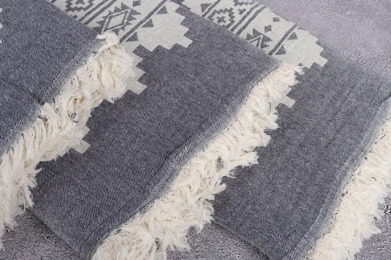 86x56 Cotton Kilim Towel, Gift For Boyfriend, Bridesmaid Gifts, Monogram Blanket, Bachelorette Gifts, Wedding Gift Customized Blanket - 5