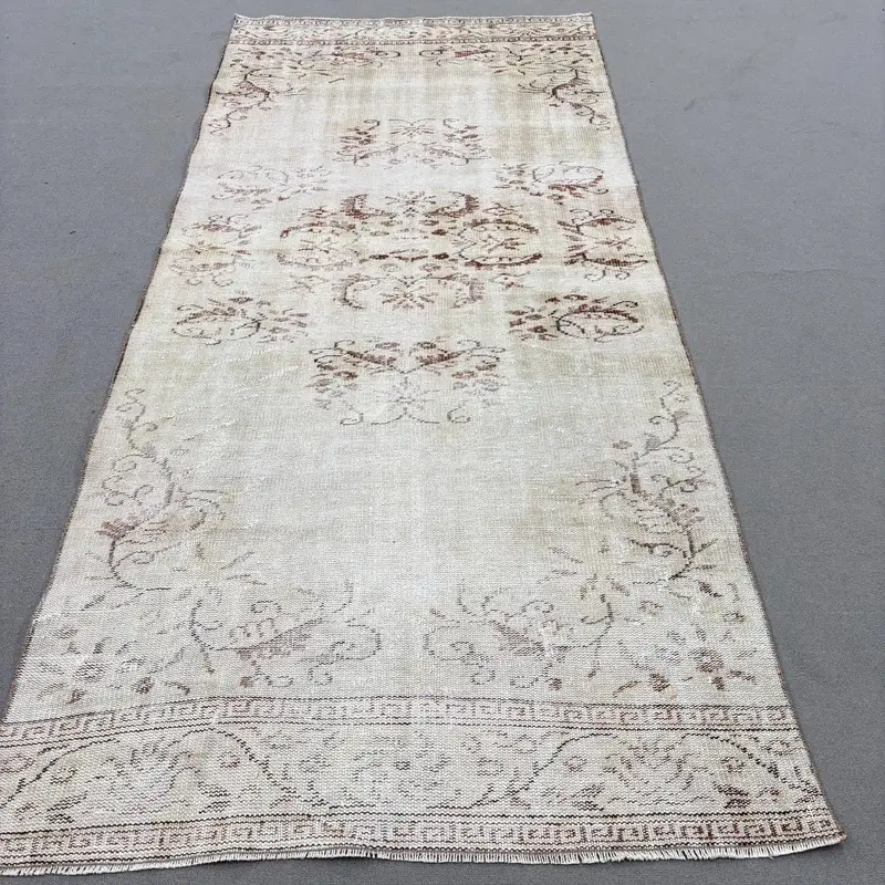 Alfombra de camuflaje beige, 4,2x9,3 pies Decoración elegante para el hogar