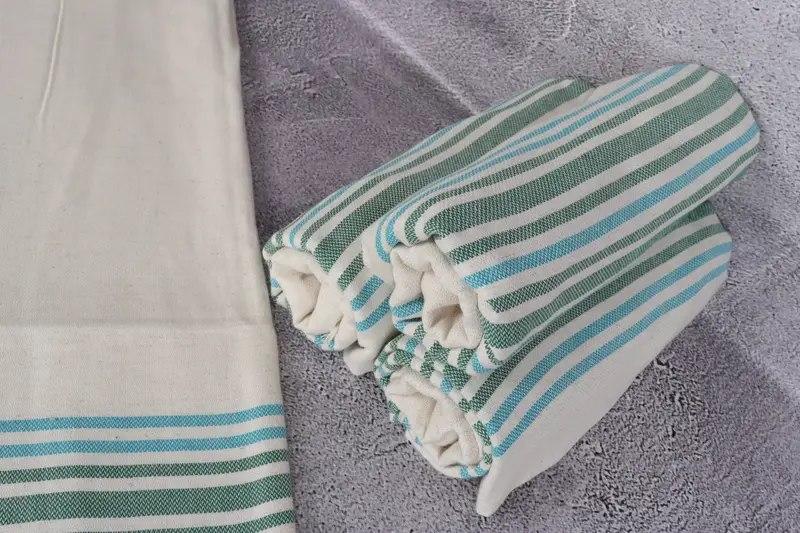 70x40 Linen Striped Towel, Turkish hand towel, Wedding Favors, Monogram Towels, Custom Turkish Towel, Large Turkish Towel, Personalized Gift For Him - 8