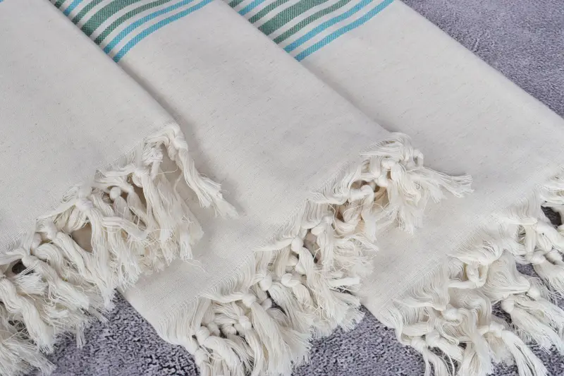 70x40 Linen Striped Towel, Turkish hand towel, Wedding Favors, Monogram Towels, Custom Turkish Towel, Large Turkish Towel, Personalized Gift For Him - 5