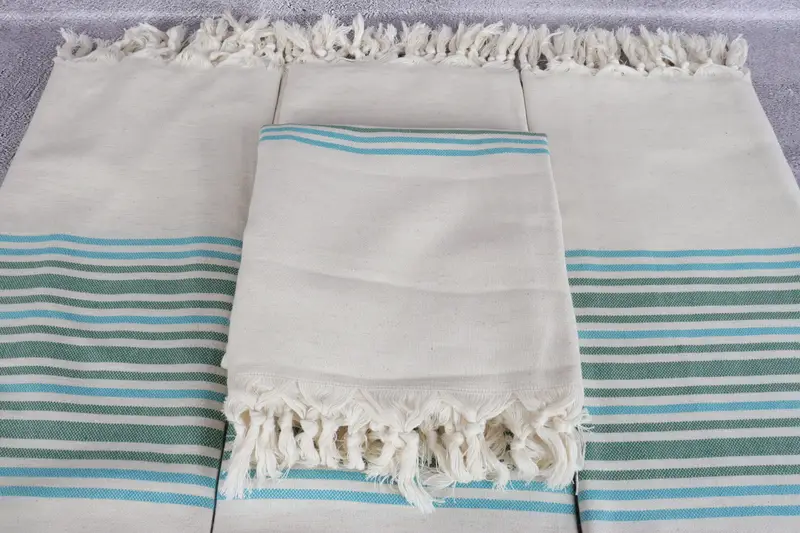 70x40 Linen Striped Towel, Turkish hand towel, Wedding Favors, Monogram Towels, Custom Turkish Towel, Large Turkish Towel, Personalized Gift For Him - 4