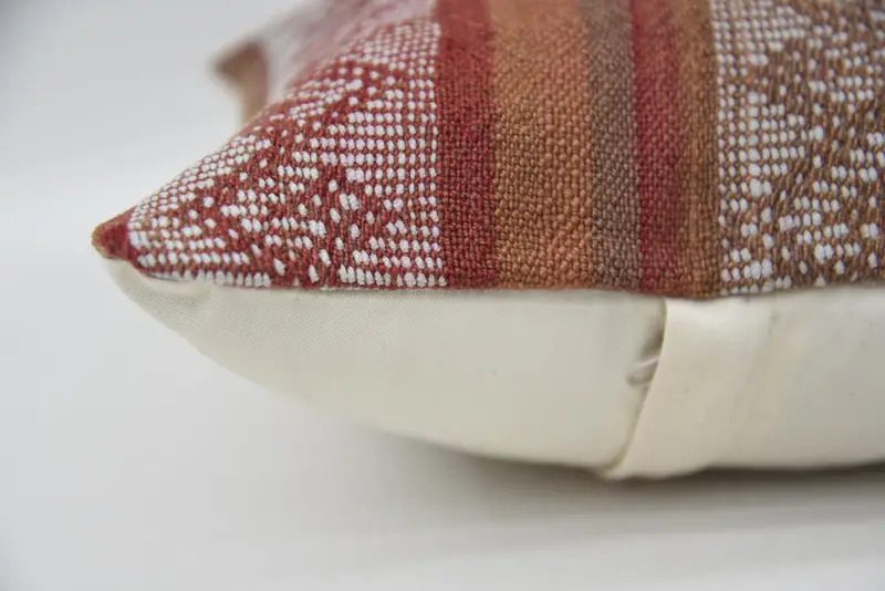 Kilim Pillow, Interior Designer Pillow, 12x12 White Pillow Sham, Cushion Case, Handmade Rug Seat Pillow Cover, Handmade Kilim Cushion - 5
