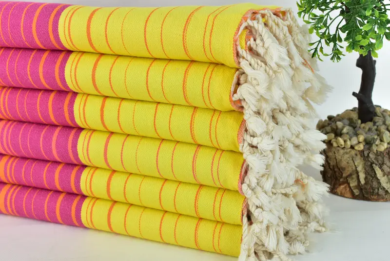 Personalized Wedding Gift, 70x40 Cotton Striped Towel, Soft towel, Bachelorette Gifts, Spa Gift, Summer Gift Ideas, Girls Weekend Getaways Ideas - 3