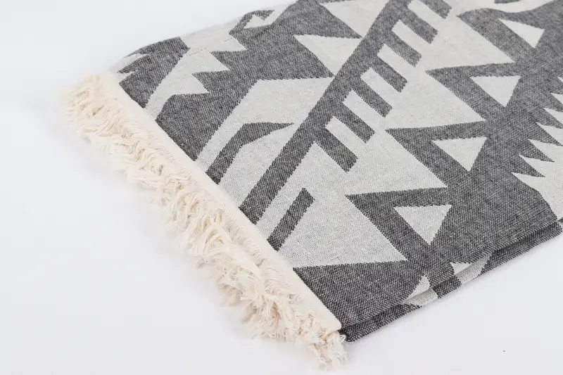 Bachelorette Favors Beach, Bachelor Gifts, Organic towel, Merry Christmas Gifts, Custom Gift, Girl Trip Party Favor, 76x40 Cotton Geometric Towel - 8