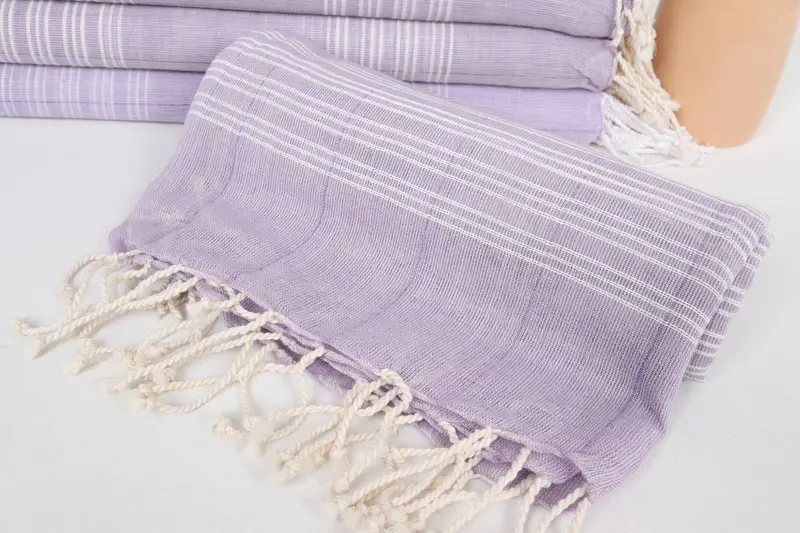 Custom Beach Towel, Turkish Towel Beach, Personalized Turkish Beach Towel, Wedding Towel, Xmas Gifts, Turkish hand towel, 70x40 Cotton Striped Towel - 4
