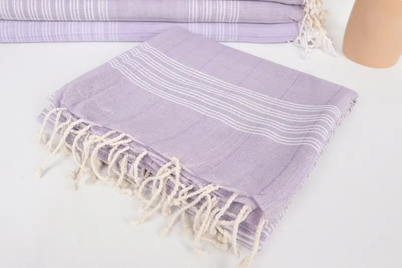 Custom Beach Towel, Turkish Towel Beach, Personalized Turkish Beach Towel, Wedding Towel, Xmas Gifts, Turkish hand towel, 70x40 Cotton Striped Towel - 5