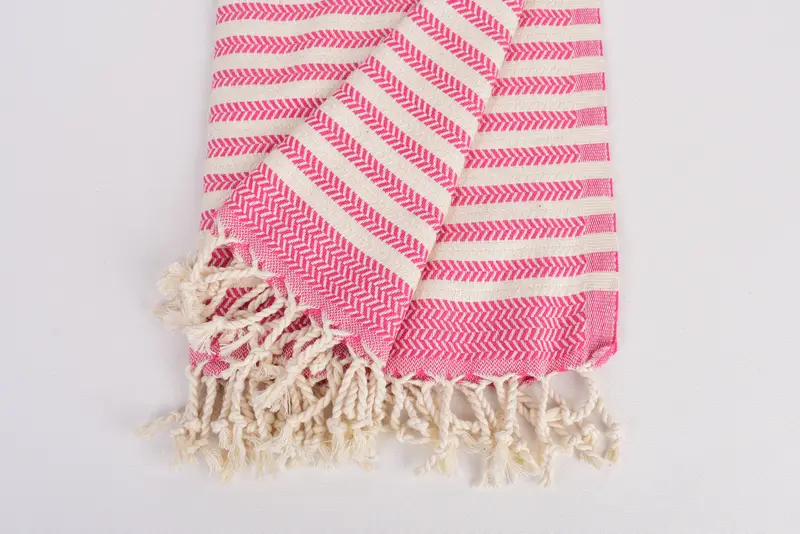 Weihnachtsgeschenke, 70x40 Baumwoll -Chevron -Handtuch, Bulk -Auftragstuch, türkisches Badetuch für Spa, Bio -Handtuch, gestickeltes Handtuch, absorbierendes Handtuch - 8