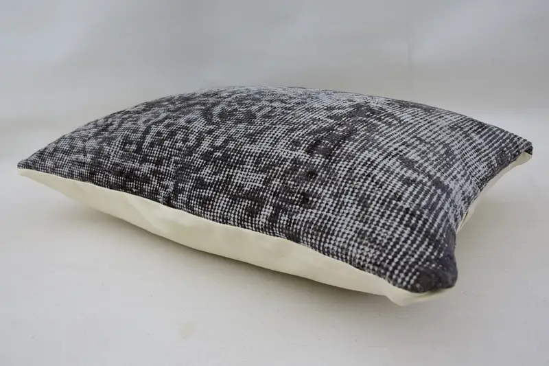 16x24 Gray Cushion Cover, Pillow for Sofa, Interior Designer Pillow, Cushion Cover, Boho Pillow, Ethnic Pillow Cover Cushion Cover - 6