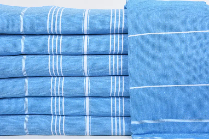 Turkish Blanket, Bachelor Gift, Custom Shower Curtain, Spooky Bachelorette Party, Woven Blanket, 88x60 Cotton Striped Towel, Woven Throw Blanket - 2