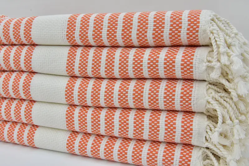 Wedding Gift, 70x40 Cotton Striped Towel, Friends Beach Towel, Custom Towel, Organic Turkish towel, Memorial Gift, Monogrammed Turkish Towel - 2