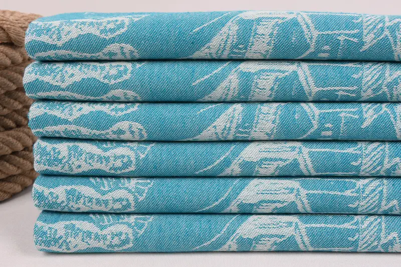 Personalized Dish Towel, Gift For Him, Personalized Gifts, 28x20 Cotton Landscape Patterned Towel, Spa Gift, Handmade Gift, Custom Hand Towel - 2