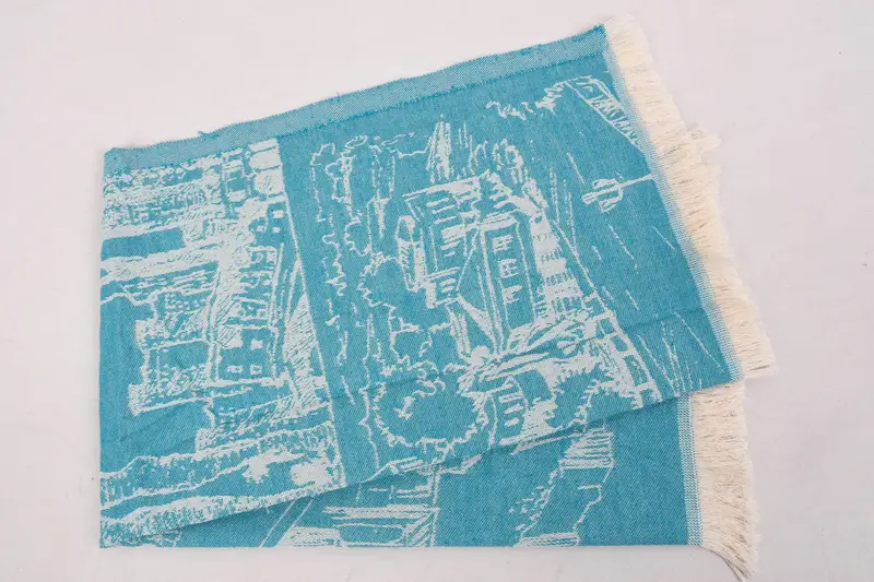 Personalized Dish Towel, Gift For Him, Personalized Gifts, 28x20 Cotton Landscape Patterned Towel, Spa Gift, Handmade Gift, Custom Hand Towel - 6