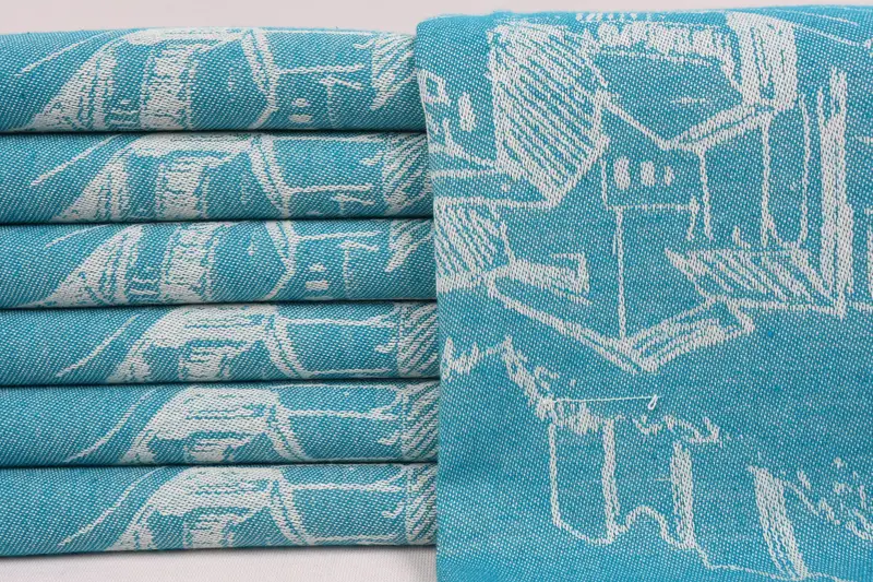 Personalized Dish Towel, Gift For Him, Personalized Gifts, 28x20 Cotton Landscape Patterned Towel, Spa Gift, Handmade Gift, Custom Hand Towel - 1