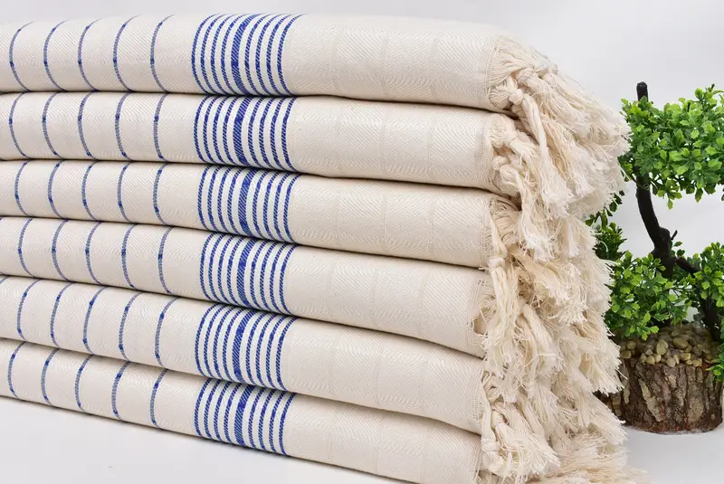 Bachelorette Party Favor, 70x40 Cotton Striped Towel, Bachelorette Favors Beach, Personalized Turkish Towel, Peshtemal Towel, Wedding Gifts Towel - 3