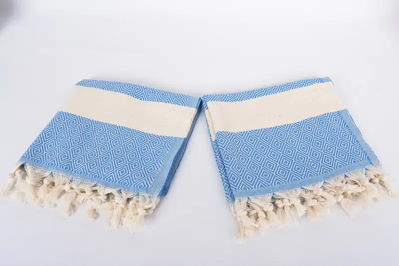 Wedding Gift, 36x20 Cotton Diamond Towel, Guest Towel, Monogrammed Turkish Towel, Wedding Favors, Kitchen Towel, Wedding Day Gift For Bride - 6