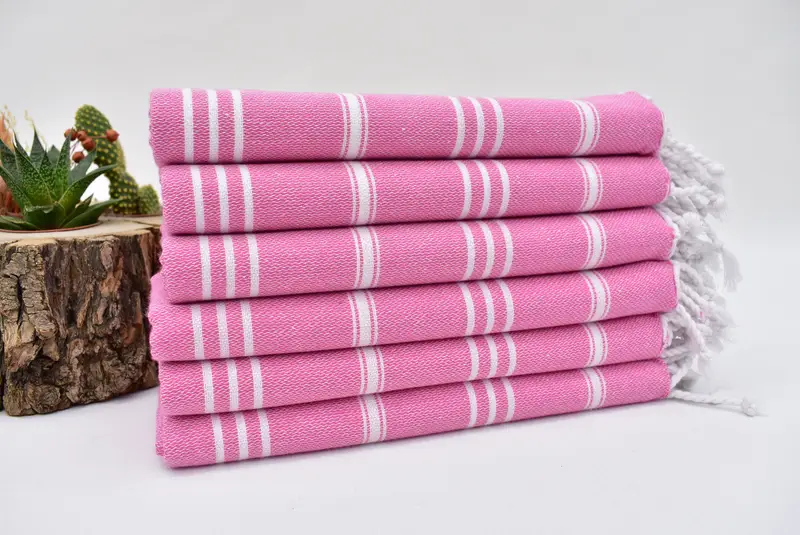 40x24 Cotton Striped Towel, Personalized Dish Towel, Halloween Bachelorette Party Favors, Christmas Favors, Personalized Gift, Turkish Hand Towel - 2