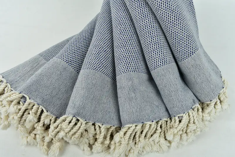 Wedding Gift For Bride, Gifts For Him, Fouta towel, 70x40 Cotton Geometric Towel, Sand-resistant Turkish towel for travel, Quick-dry towel - 4