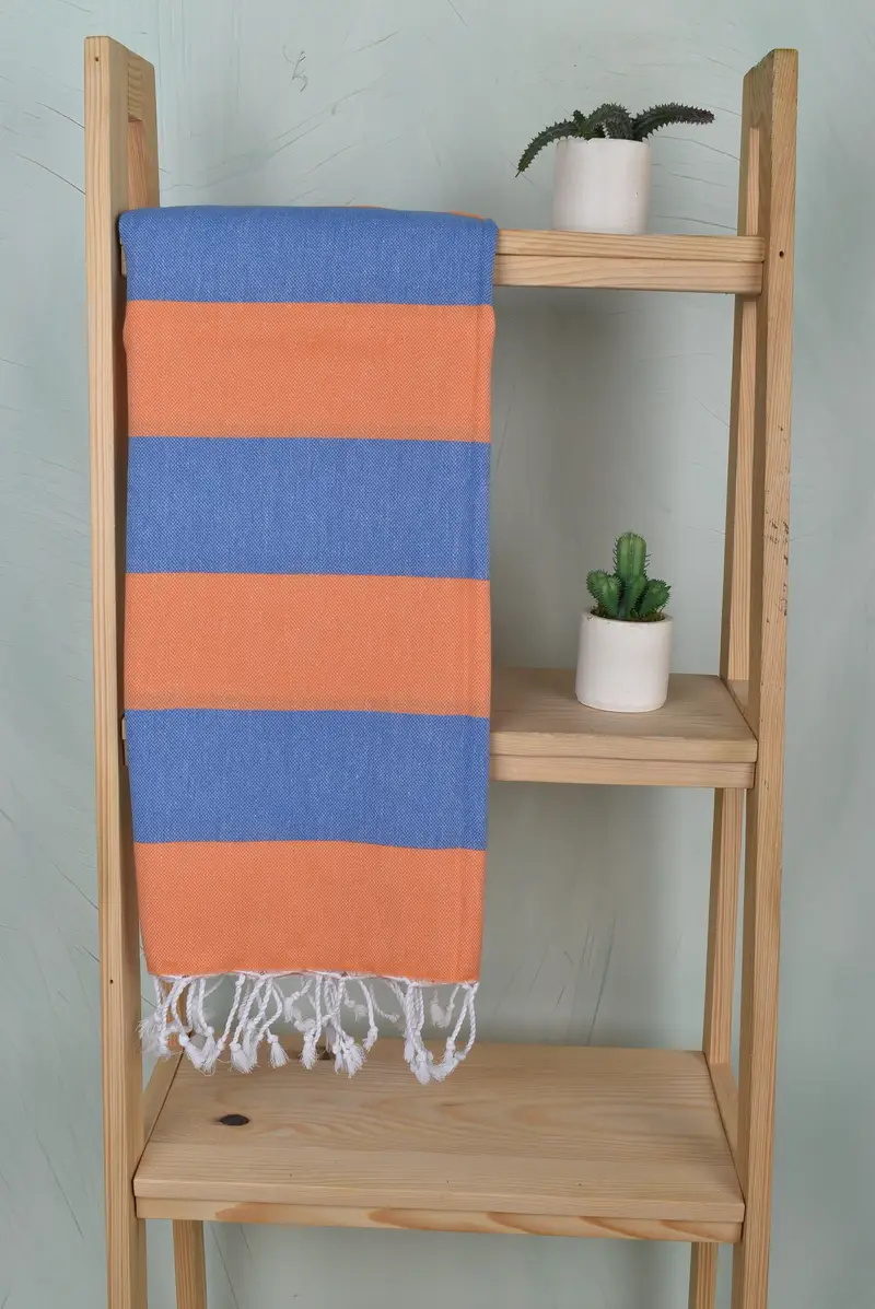 Personalized Turkish Towel, 70x40 Cotton Striped Towel, Thin towel, Memorial Gift, Organic towel, Custom Wedding Gift From Bridesmaid, Gym Towel - 8