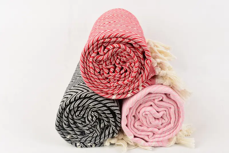 Housewarming Gift, 96x70 Cotton Diamond Towel, Aesthetic Blanket, Woven Throw Blanket, Turkish Towel Beach Blanket, Bridesmaid Gifts, Bachelor Gifts - 8