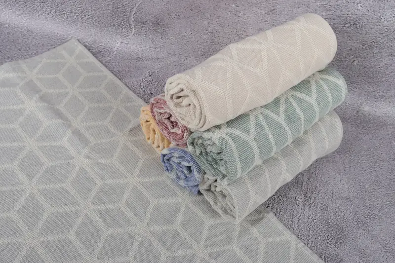 Gift For Best Friend, Monogram Hand Towel, 24x16 Cotton Set of 6 Towel, Turkish Towel Hand Towel, Bridal Shower Favors, Personalized Kitchen Towel - 6