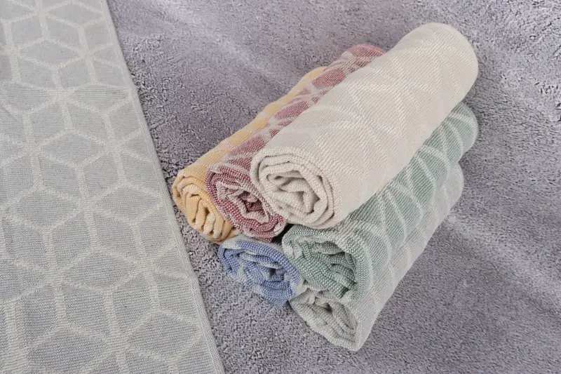 Gift For Best Friend, Monogram Hand Towel, 24x16 Cotton Set of 6 Towel, Turkish Towel Hand Towel, Bridal Shower Favors, Personalized Kitchen Towel - 7