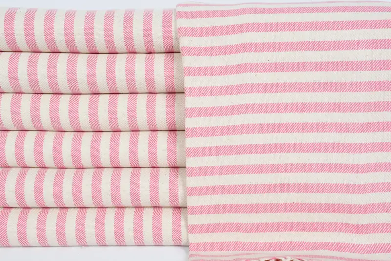 40x24 Cotton Striped Towel, Embroidery Towels, Xmas Gifts, Kitchen Towel, Bridal Shower Gift, Gift For The Home, Wedding Favors, Custom Hand Towel - 1