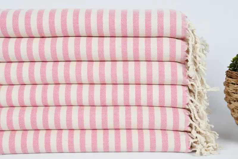 40x24 Cotton Striped Towel, Embroidery Towels, Xmas Gifts, Kitchen Towel, Bridal Shower Gift, Gift For The Home, Wedding Favors, Custom Hand Towel - 2