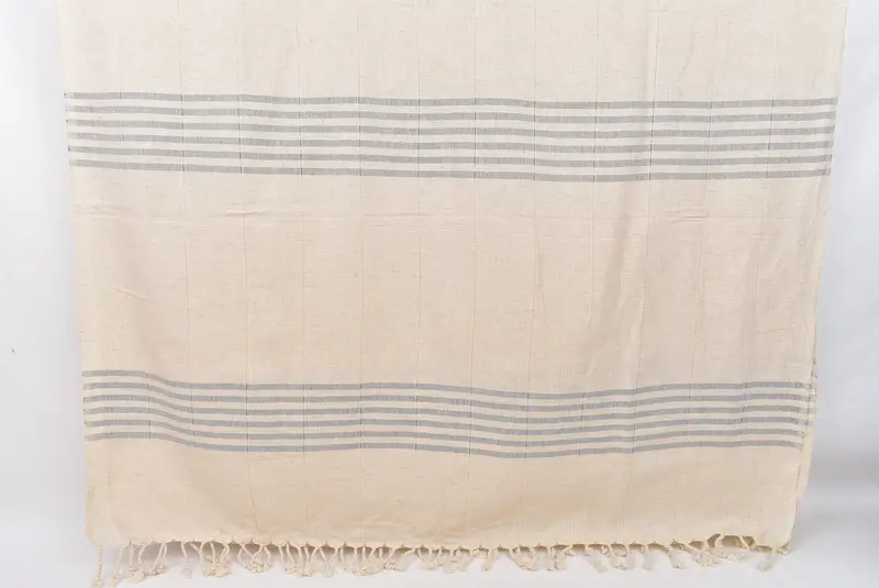 Custom Beach Towel, Fouta towel, Personalized Gift For Him, 68x36 Linen Striped Towel, Beach Theme Bachelorette Party Gifts, Best Friend Gift - 8