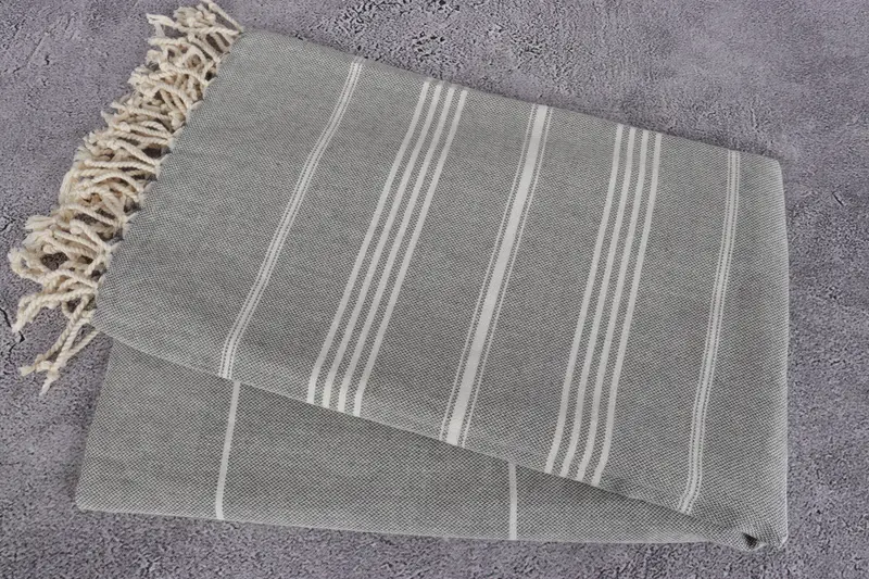 Large Turkish Towel, Personalized Wedding Gift, Housewarming Gift, 68x40 Cotton Striped Towel, Bachelorette Party Decorations, Valentines Gift - 6