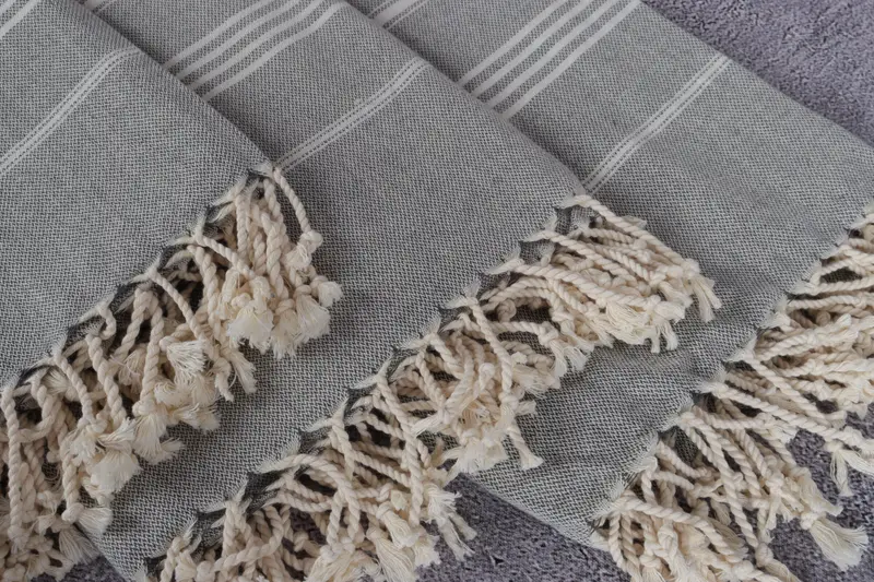 Large Turkish Towel, Personalized Wedding Gift, Housewarming Gift, 68x40 Cotton Striped Towel, Bachelorette Party Decorations, Valentines Gift - 5