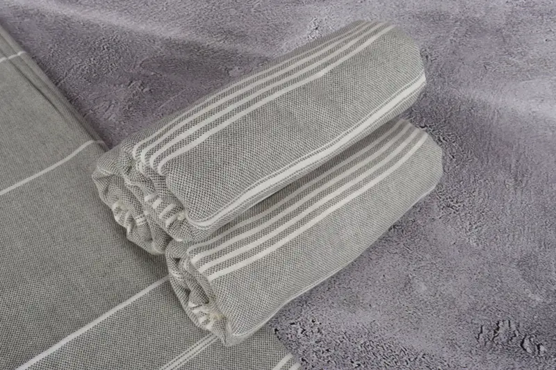 Large Turkish Towel, Personalized Wedding Gift, Housewarming Gift, 68x40 Cotton Striped Towel, Bachelorette Party Decorations, Valentines Gift - 7