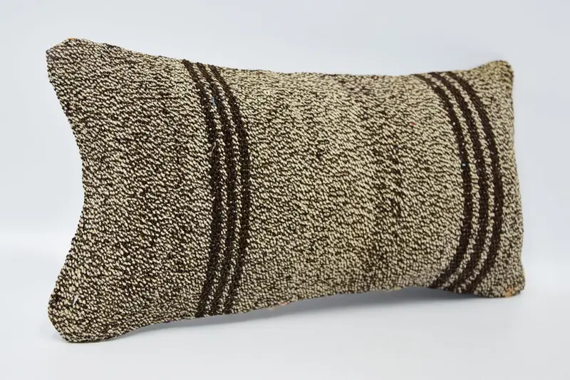 8x16 Brown Cushion Case, Outdoor Bolster Cushion, Pillow, Home Decor Pillow, Vintage Pillow, Kilim Cushion Sham, Vintage Throw Pillow Cover - 3