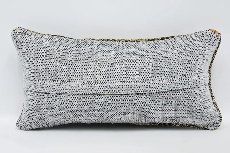 8x16 Brown Cushion Case, Outdoor Bolster Cushion, Pillow, Home Decor Pillow, Vintage Pillow, Kilim Cushion Sham, Vintage Throw Pillow Cover - 6
