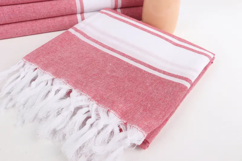 Bridesmaid Gift, Personalized Turkish Beach Towel, 70x40 Cotton Striped Towel, Engagement Gift, Absorbent towel, Housewarming Gift, Gift For Him - 5