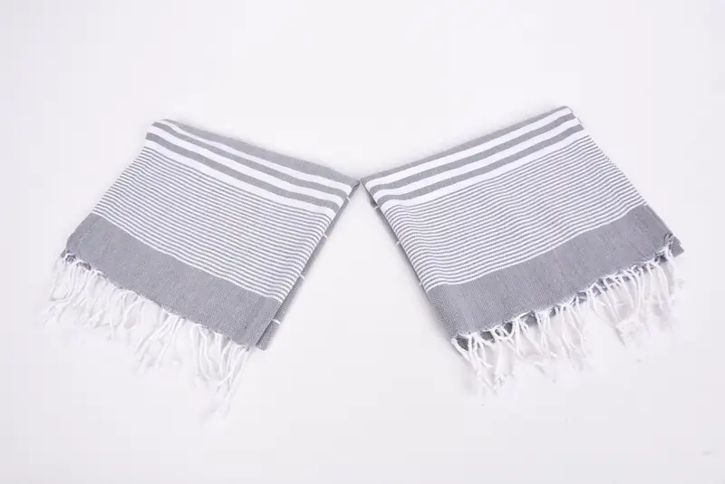 Custom Hand Towel, Wedding Gift, Bridesmaid Gifts, Gym Towel, 40x24 Cotton Striped Towel, Christmas Gift, Bridesmaid Gift, Customized Turkish Towel - 7